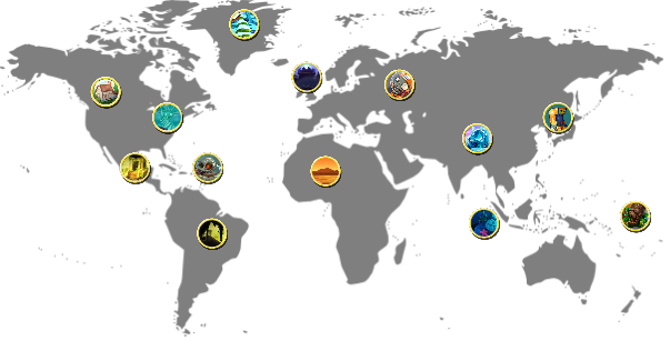Brainstorming - World Map Purple (603x307), Png Download