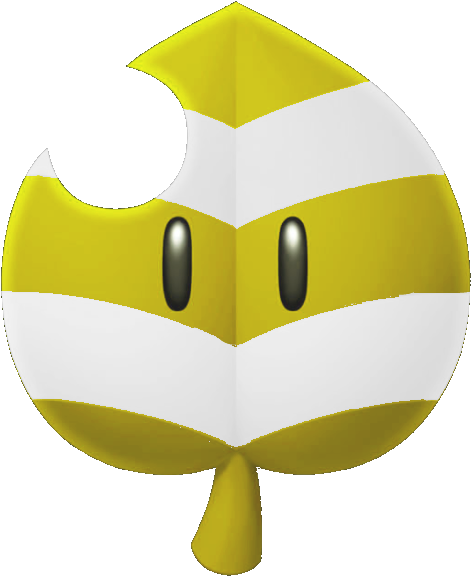 Golden Leaf - Mario Leaf (642x642), Png Download