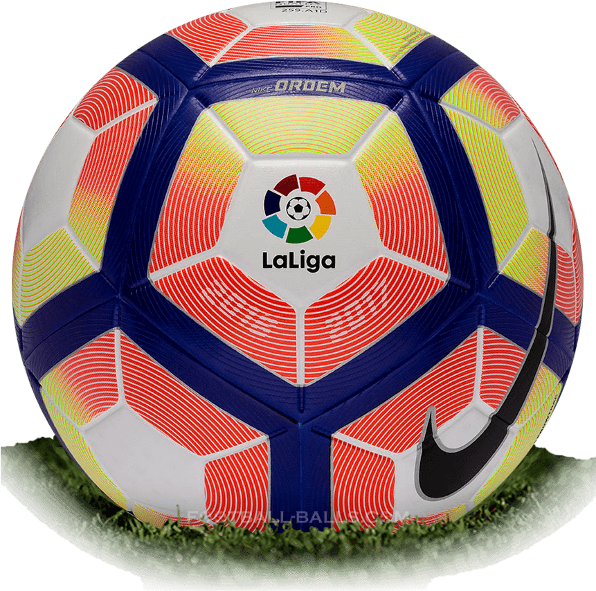 Nike Ordem 4 Is Official Match Ball Of La Liga 2016/2017 - Nike La Liga Ordem 4 White Orange Blue (860x860), Png Download