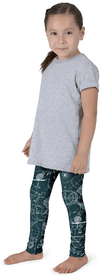 Home/kids Leggings/kid's Leggings Geometry Edition - Leggings (1000x1000), Png Download