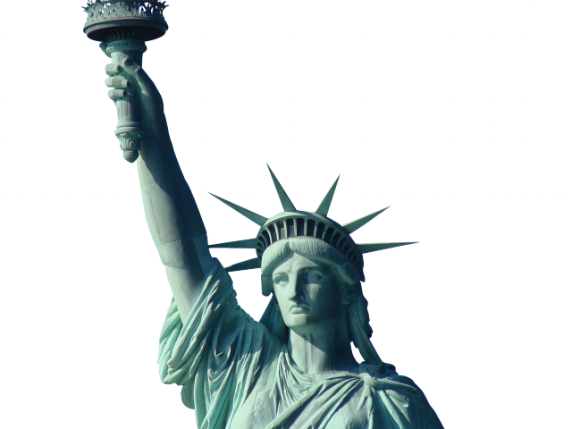 Statue Of Liberty Png Transparent Images - Statue Of Liberty Png Hd (640x480), Png Download
