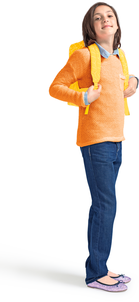 Standing Kid Transparent (448x969), Png Download