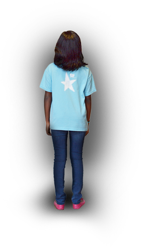 Child Back - Child (275x480), Png Download