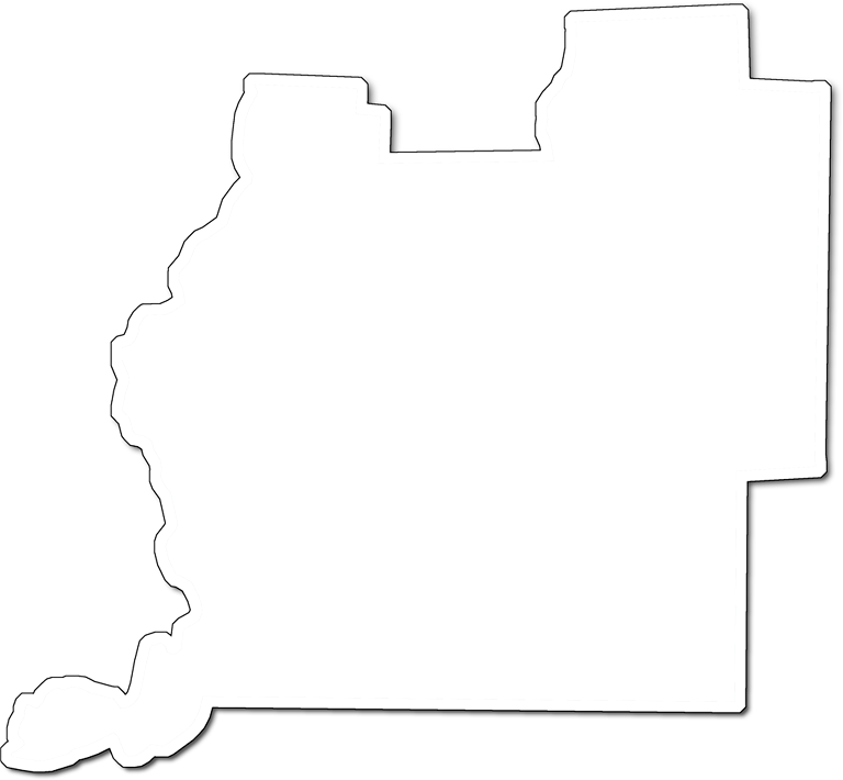 A Map Of Washington With An Outer Shadow Around The - Washington (768x710), Png Download