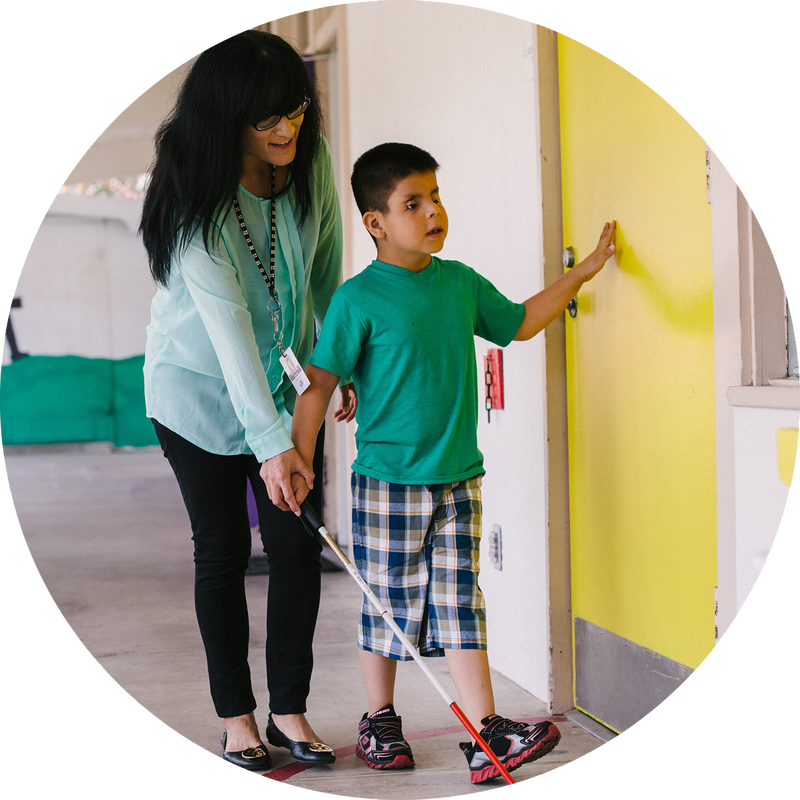 Blind Child Walk (800x800), Png Download