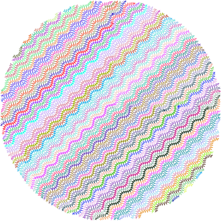 Zigzag Line Rectangle Wind Wave - Zig Zag Background Circle (749x750), Png Download