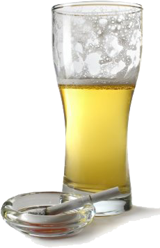 Cigarro E Bebida Podem Fazer Bem Ao Setor De Saúde - Cigarro E Bebidas Alcoolicas (300x400), Png Download