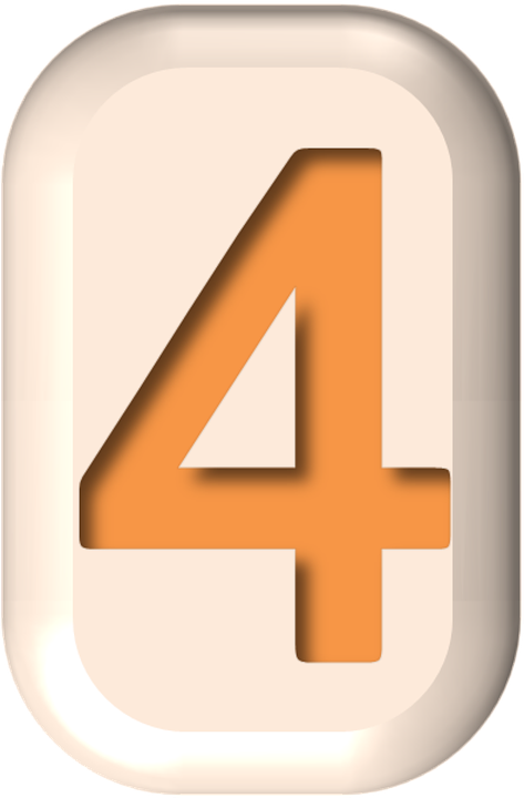 Numbers, Button, Shape, Shapes, Rounded Rectangle, - Shape (473x720), Png Download
