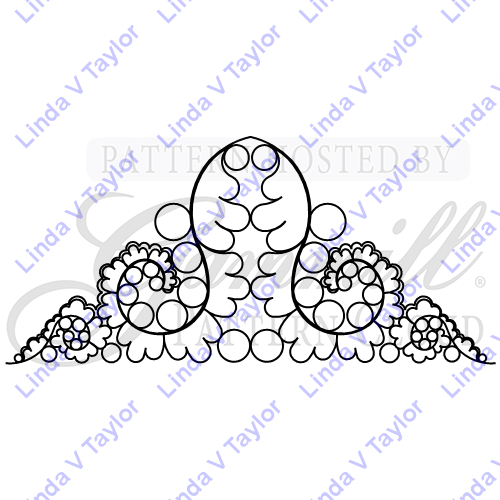 Lt 2211 Scalloped Feather Triangle2 (500x500), Png Download