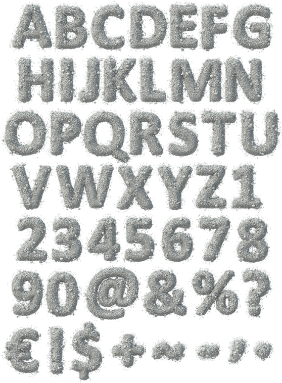 Stone Dust Gray Font - Letter (595x780), Png Download