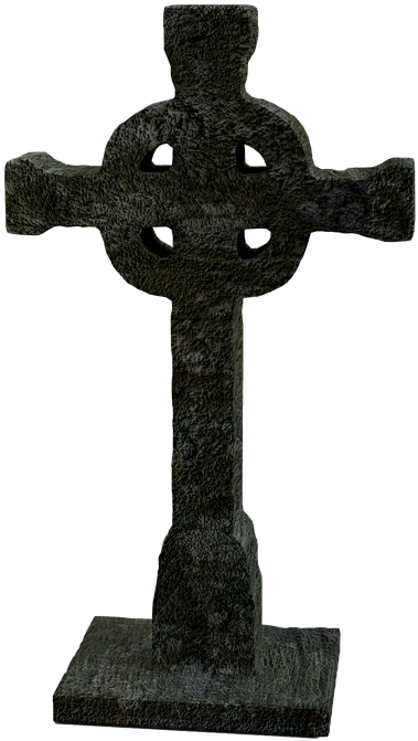 Cross, Tombstone, Cemetery, Religion, Grave - Cross Tombstone (576x720), Png Download