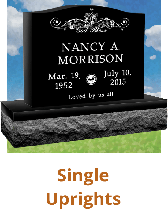 Online Showroom - Headstone (600x800), Png Download