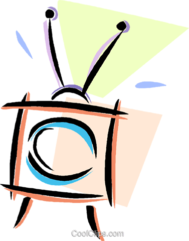 Television With Rabbit Ears Royalty Free Vector Clip - Teoria Del Cultivo Comunicacion (377x480), Png Download
