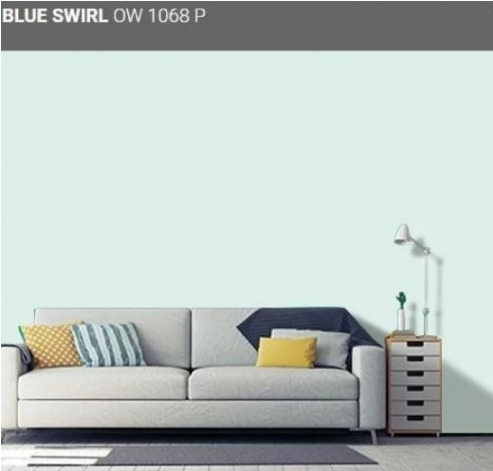 Nippon Paint Satin Glo Premium 2 Colors - Nippon Paint Soft Tendrils (906x470), Png Download