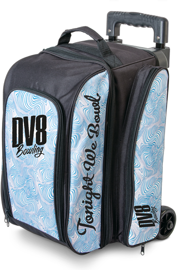 Dv8-freestyle Double Roller Blue Swirl - Double Ball Bowling Bag Colors (530x530), Png Download