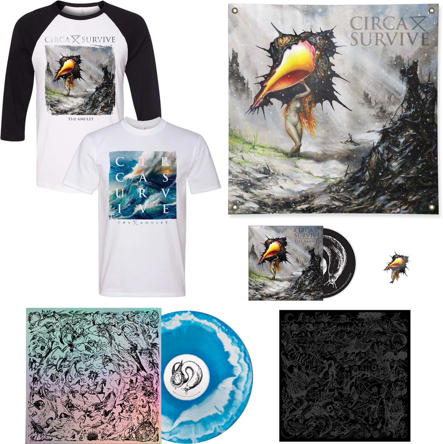 Hover To Zoom - Circa Survive - The Amulet (1500x1500), Png Download