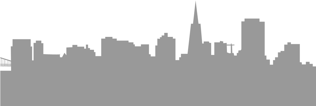 Skyline2 - San Francisco (1024x430), Png Download