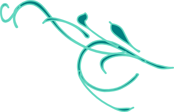 Leaf Swirl - Swirl Leaf Clipart (600x385), Png Download