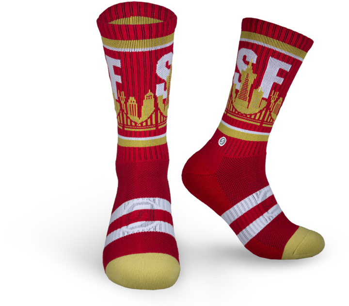 San Francisco - Skyline Socks (1024x683), Png Download