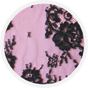 Black Corded Lace Amelia (350x350), Png Download