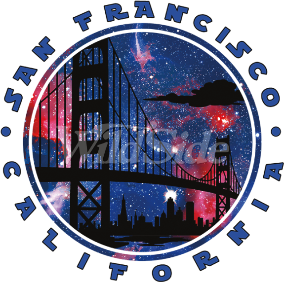 San Francisco Bridge Galaxy - Food (600x600), Png Download