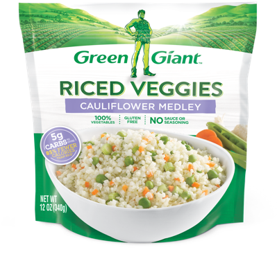 Green Giant Cauliflower Rice Medley (400x400), Png Download