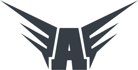 A Alphabet Aviator Logo With Wong, Letter, A, Logo - Aviator Logo (640x640), Png Download