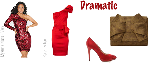 Dramatic Style Personality Red Dress - Dramatic Personality Style (600x250), Png Download