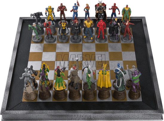 The Collection - Ajedrez Marvel Vs Dc (550x404), Png Download