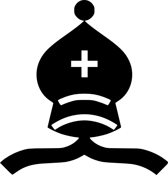 Chess Piece Black Bishop Svg Clip Arts 570 X 593 Px (570x593), Png Download