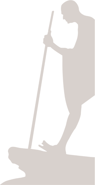 Main Menu - Gandhiji Standing Png (333x646), Png Download