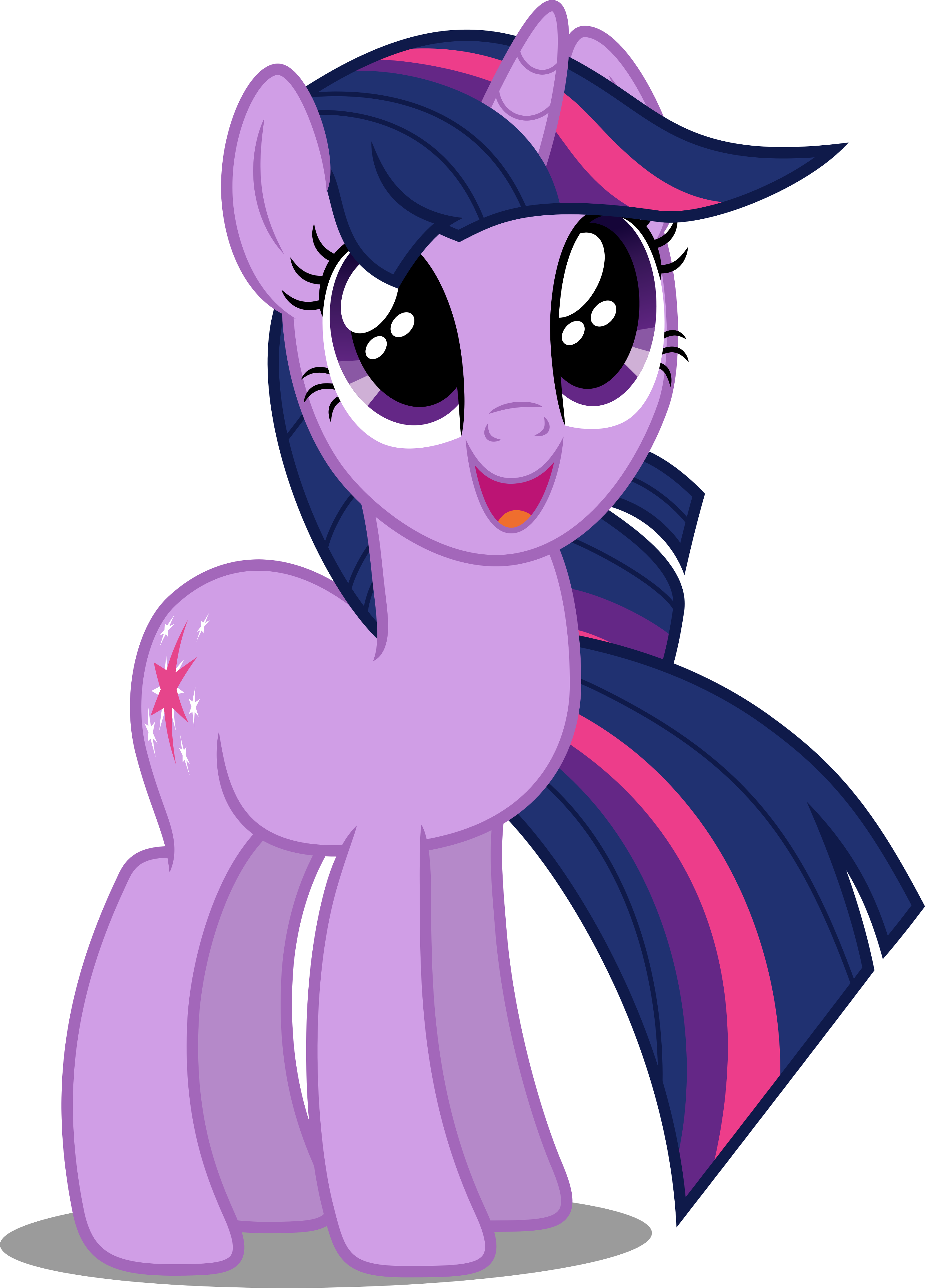 Twilight Sparkle By Dashiesparkle Clipart - My Little Pony Unicorn Twilight Sparkle (3000x4175), Png Download