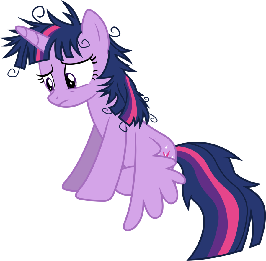 Unkempt Twilight Sparkle By 90sigma - My Little Pony Twilight Sparkle Messy Hair (901x887), Png Download