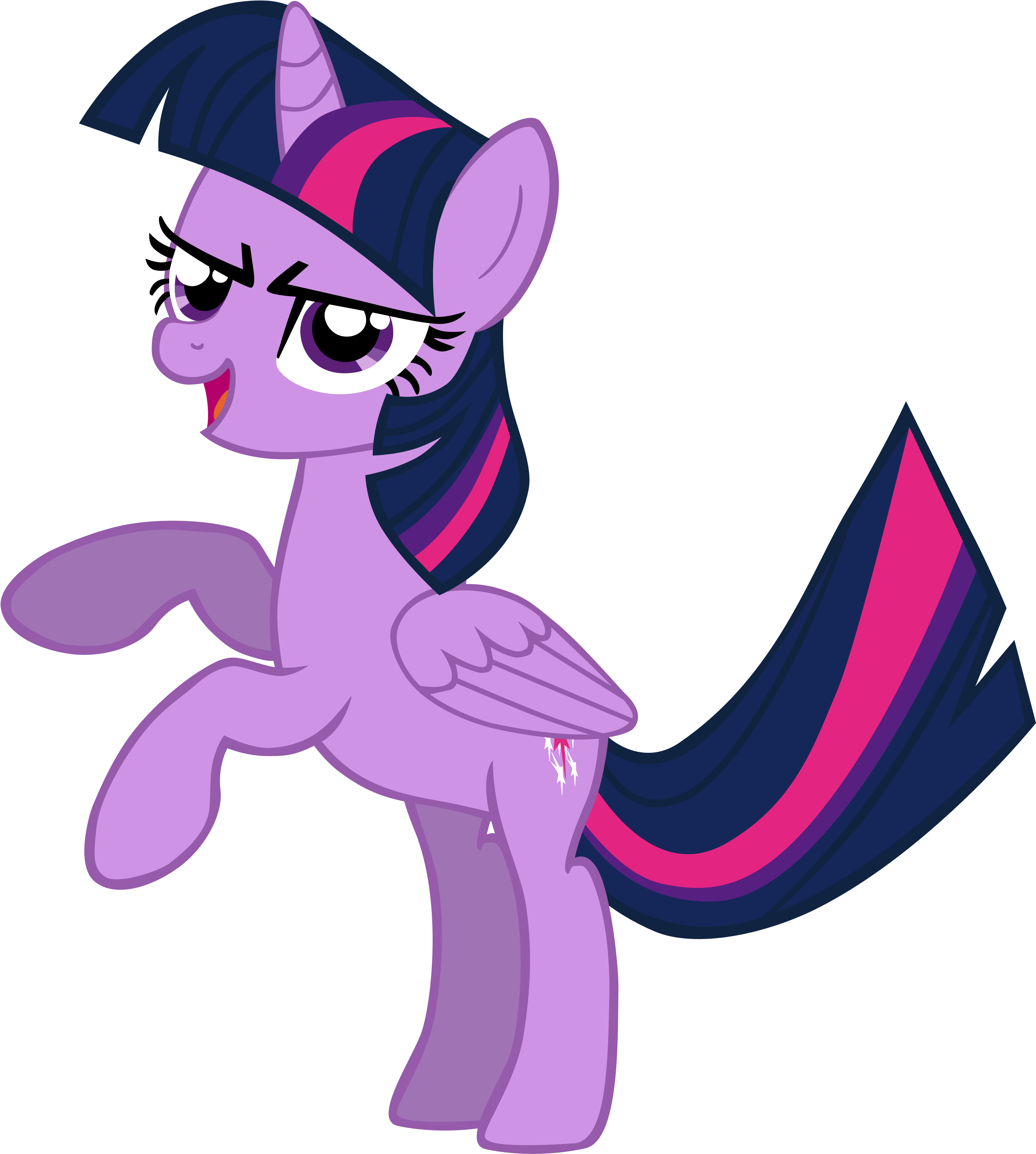 My Fifth Twilight Sparkle, Vector - Twilight Sparkle Vector Eating (3494x3804), Png Download