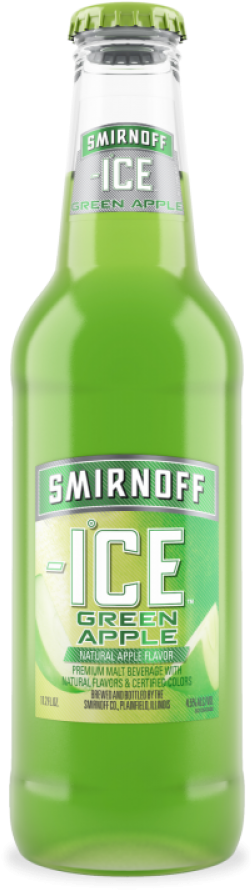 Smirnoff Ice Green Apple 750ml - Green Apple Smirnoff (1000x1000), Png Download