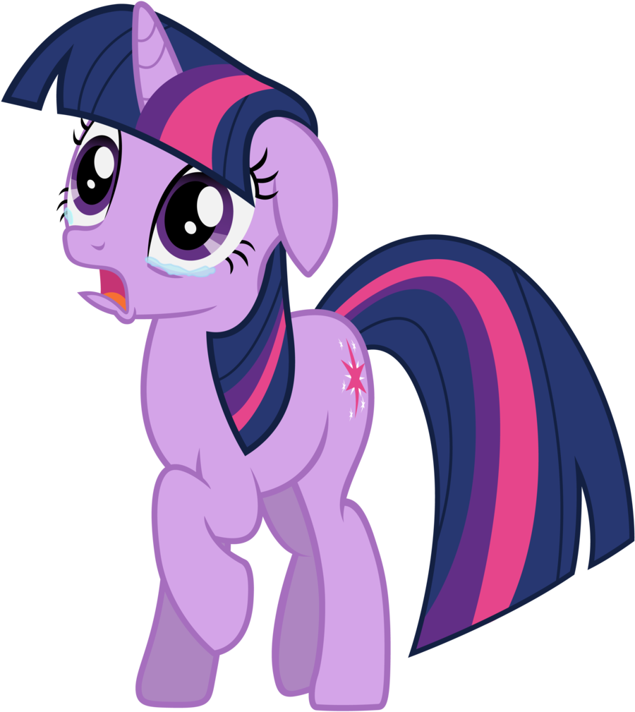 Twilight Sparkle Sad Vector Twilight Sparkle Vector - My Little Pony Twilight Sparkle (900x1035), Png Download