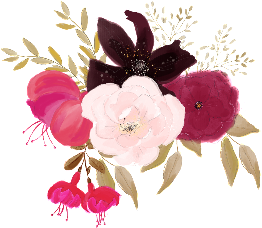 Png De La Acuarela Flor Rosa - Böhmische Quadratische Hochzeits-einladungs-mit Karte (1024x1024), Png Download