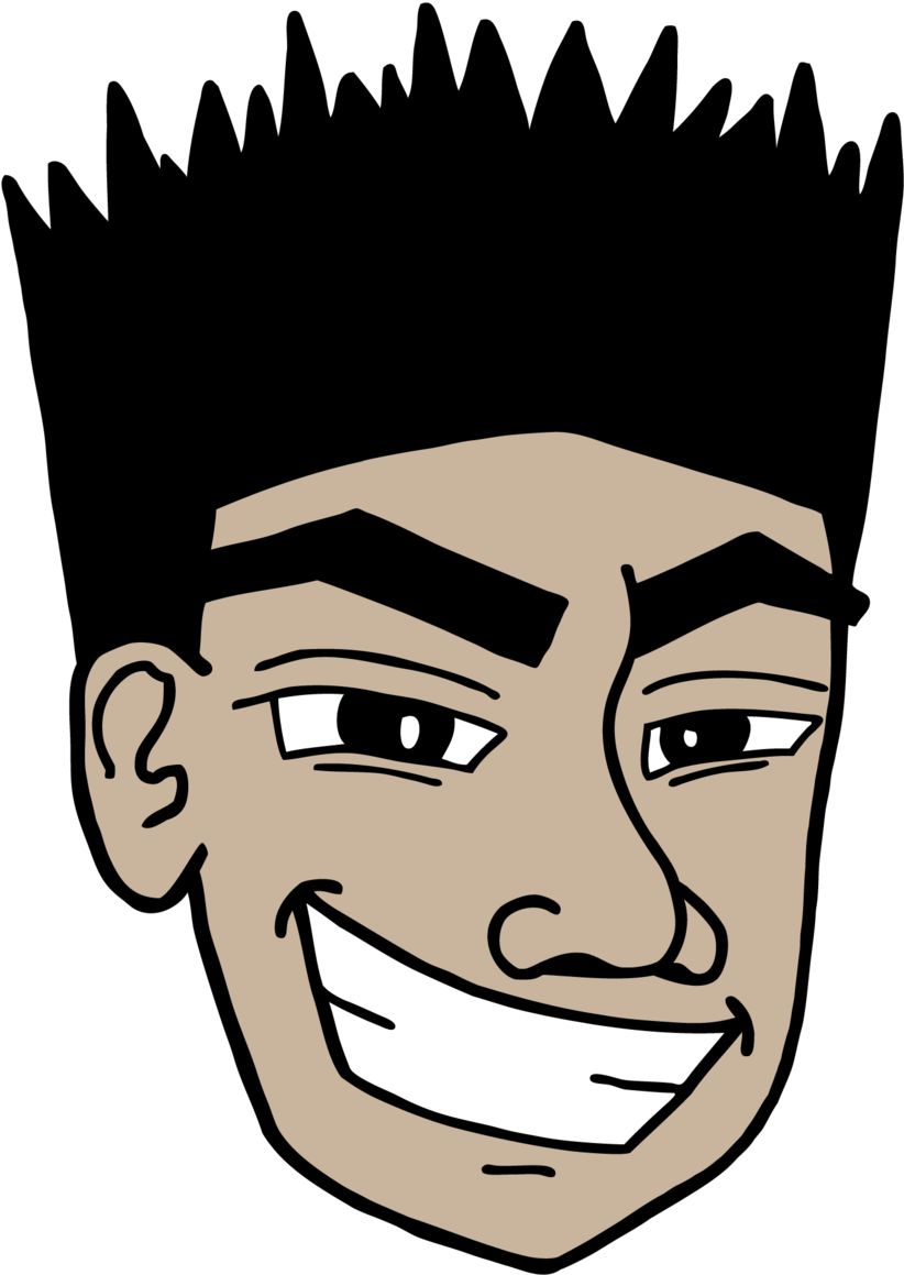 Karl Flores' Face In Cartoon Form, To Be Used In Conjunction - Portable Network Graphics (1000x1284), Png Download