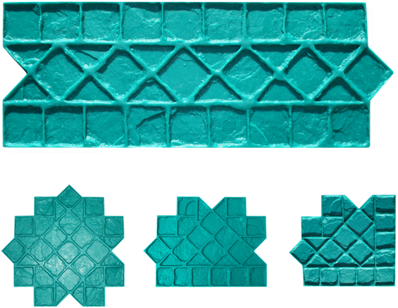 A 4-inch Tumbled Edge Stone Border Stamping Tool - Butterfield Color, Inc. (600x480), Png Download