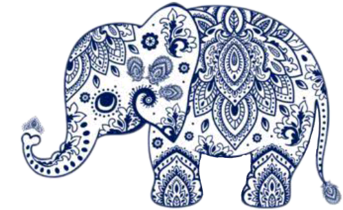 Elephant Stickers (499x306), Png Download