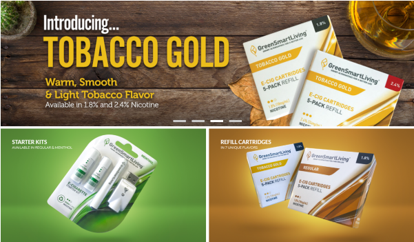 Super E Cigarette Green Smart Refills - Electronic Cigarette (600x600), Png Download