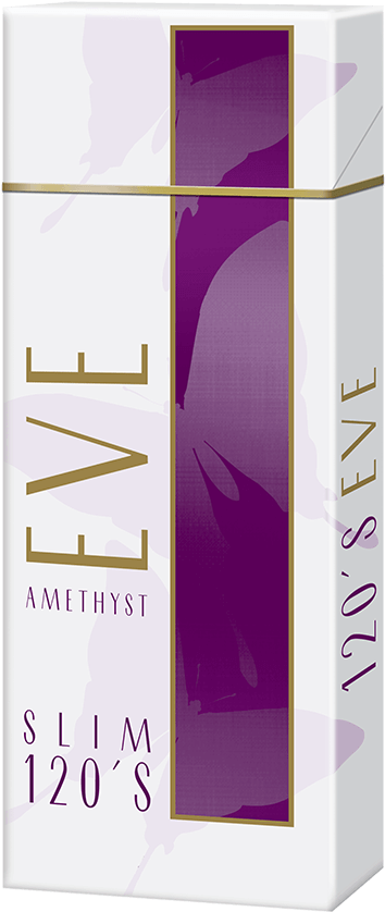 Eve Amethyst - Eve Cigarettes (580x854), Png Download
