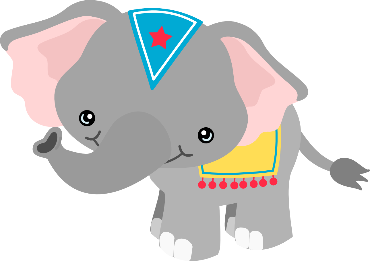 Elefantes De Circo Png (1289x910), Png Download