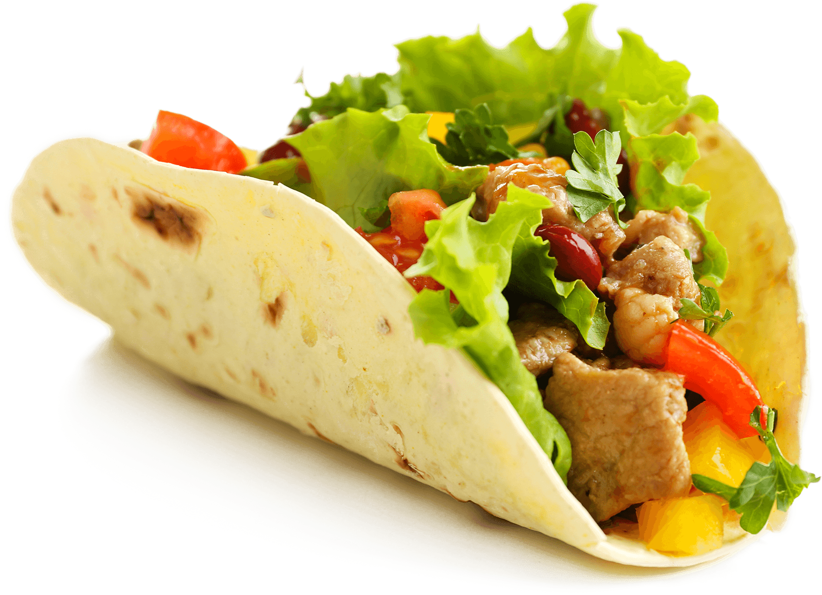 Delicious & Authentic - Taco (1620x1173), Png Download