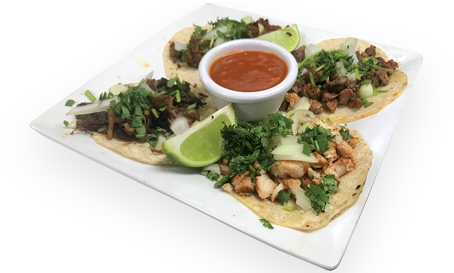 Mexico City Tacos - Fast Food (537x272), Png Download