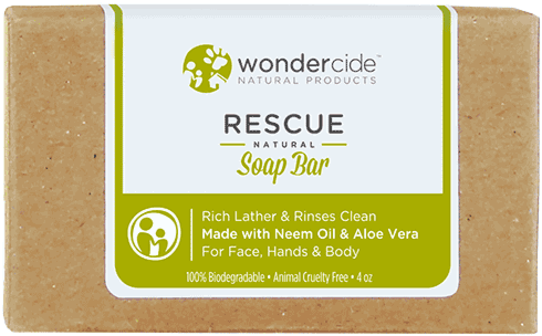 Natural & Organic Soap Bar With Aloe - Wondercide Flea & Tick Natural Shampoo Bar (600x600), Png Download