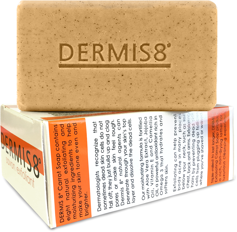 Larger Photo - Dermis8 Exfoliating Brightening Soap 210ml (125gr) (1200x1200), Png Download