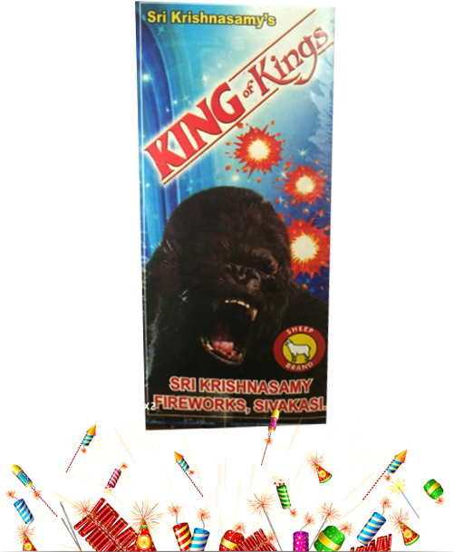 King Of King Green Atom Bomb - Cracker (500x650), Png Download