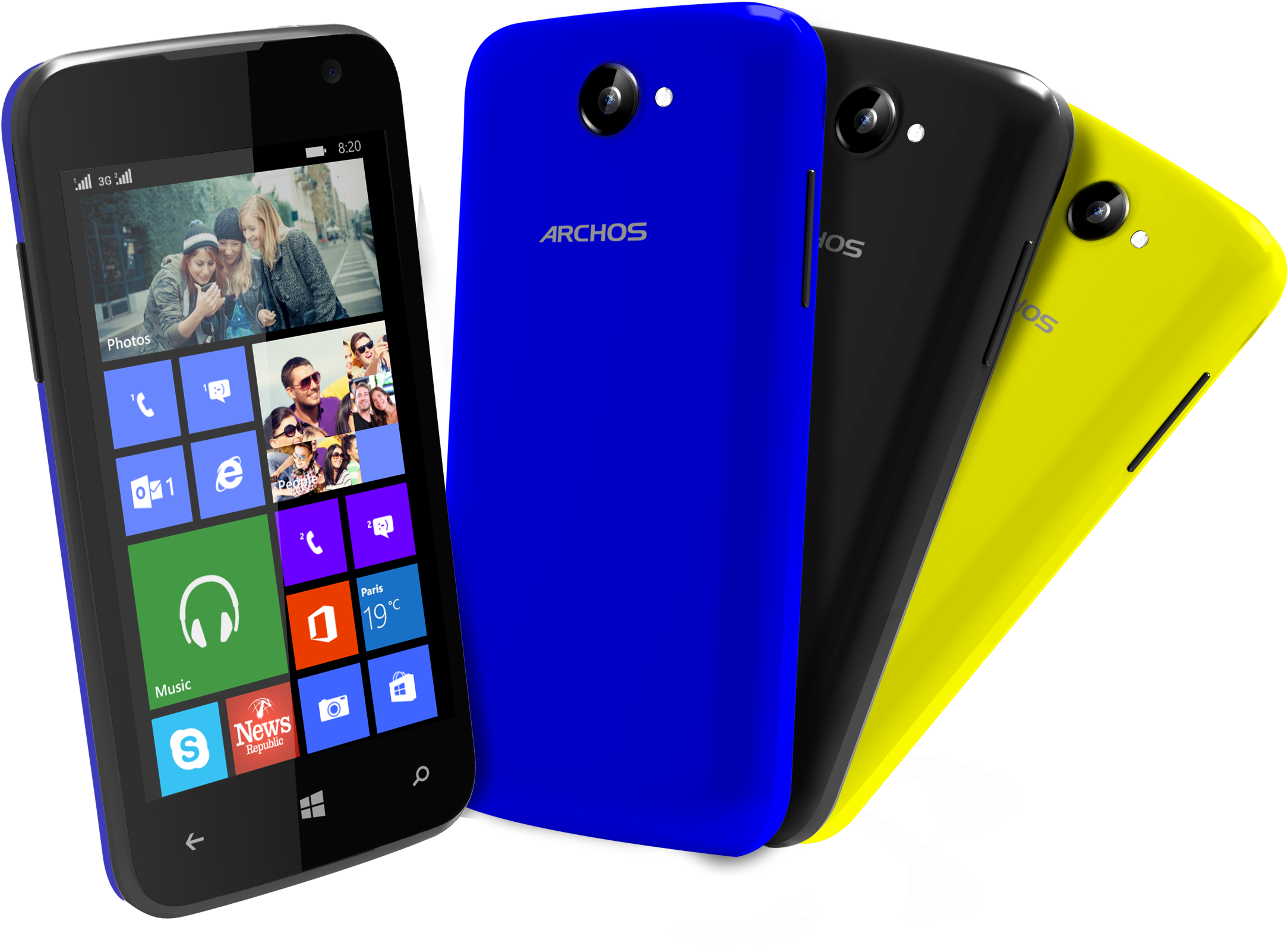 Archos Windows Phones Cesium - Microsoft New Mobile Launch (2293x1630), Png Download