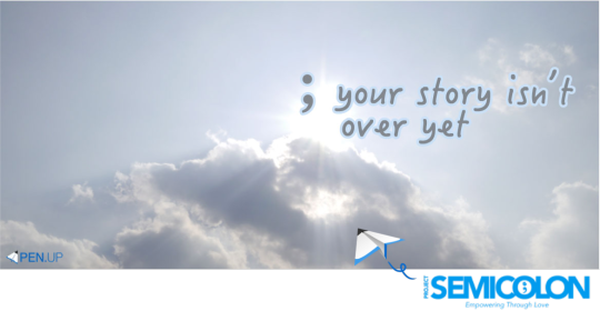 [challenge] About Semicolon Project - Project Semicolon (540x280), Png Download